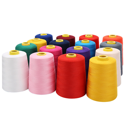 재고 3000 Yards Hilos De Coser 스푼 폴리에스터 꿰매기 가닥 TKT 가닥 40/2 폴리에스터 꿰매기 가닥