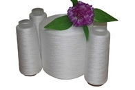 편물 기계 털실을 위한 50s/2 50s/3 익지않는 백색 가득 차있는 둔한 폴리에스테 털실