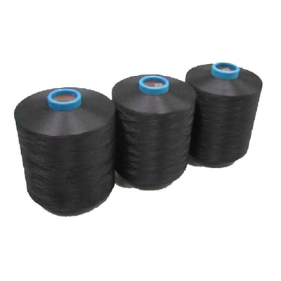 75d/36f, 150d/48f 도프 염색 Balck 원시 하얀 DTY 100% 폴리에스터 가재