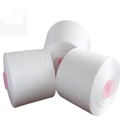 염색 코너와 함께 원시 흰색 60/2 폴리에스터 스푼 가닥 1.25kg/코너